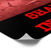 SHARK INFESTED POSTER (Hoek)