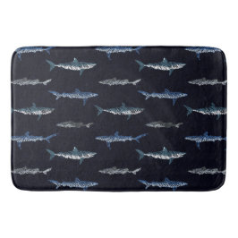 Shark Invasion Pattern Badmat
