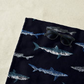 Shark Invasion Pattern Strandlaken (In situ)