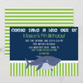 Shark Invitation Kaart (Voorkant / Achterkant)