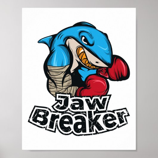 Shark Jaw Breaker Boxing Poster (Voorkant)
