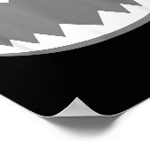 Shark Jaw Shirt Adult Kids Men Women Shark Mouth C Poster (Hoek)