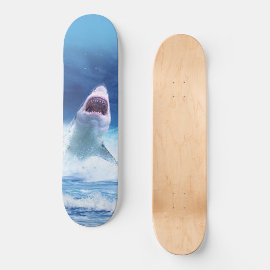 SHARK JAWS OPEN PERSOONLIJK SKATEBOARD (Voorkant)