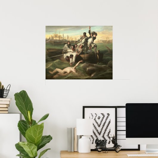 Shark - John Singleton Copley Fine Art Poster (Thuiskantoor)