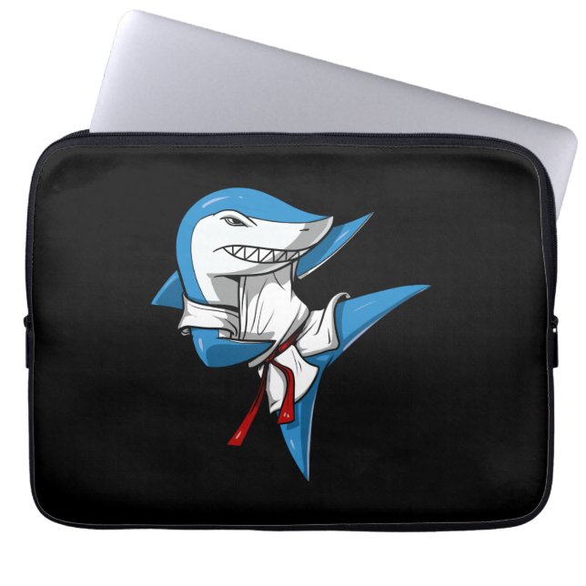 Shark Karate Laptop Sleeve (Voorkant)