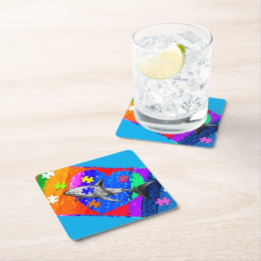 Shark Kartonnen Onderzetters (Insitu)