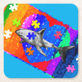 Shark Kartonnen Onderzetters (Voorkant)