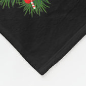 Shark kerstboom, haaienlovers fleece deken (Hoek)