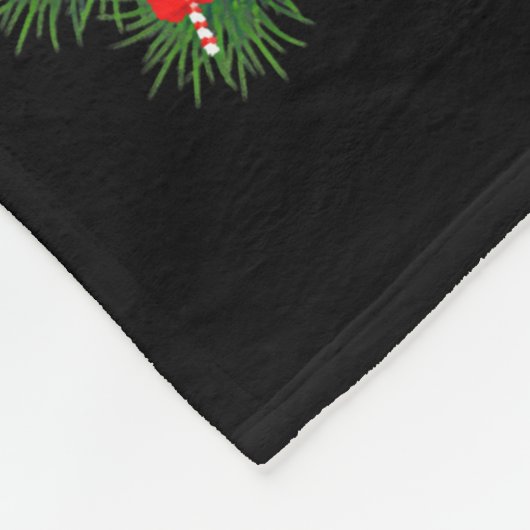 Shark kerstboom, haaienlovers fleece deken (Hoek)