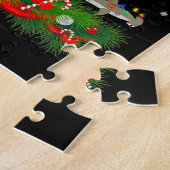 Shark kerstboom, haaienlovers legpuzzel (Zijkant)