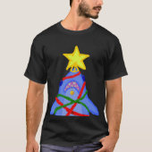 Shark kerstboom t-shirt (Voorkant)