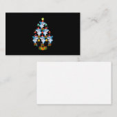 Shark kerstboomversiering Santa Funny Xmas Pa Informatiekaartje (Voorkant / Achterkant)