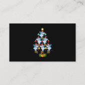 Shark kerstboomversiering Santa Funny Xmas Pa Informatiekaartje (Voorkant)