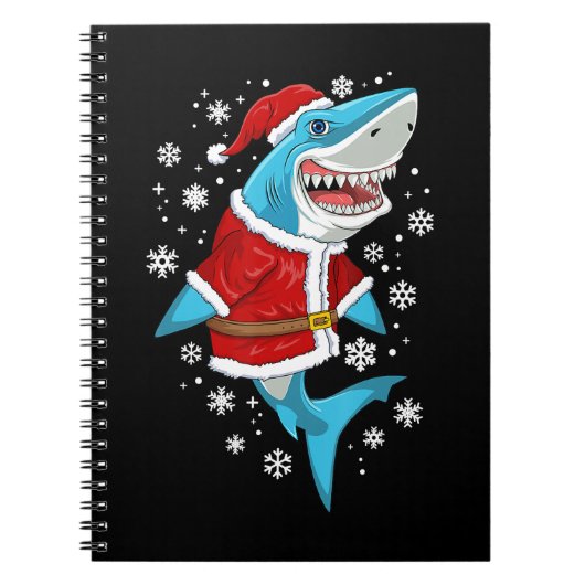Shark kerstcadeautjes Kinder kerstkerstkerstfeestj Notitieboek (Voorkant)