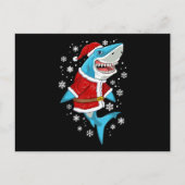 Shark kerstcadeautjes voor kerstcadeautjes aankondigingskaart (Voorkant)