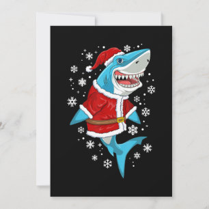 Shark kerstcadeautjes voor kerstcadeautjes bedankkaart