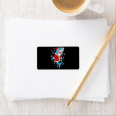 Shark kerstcadeautjes voor kerstcadeautjes etiket (Insitu)