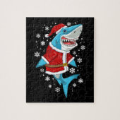 Shark kerstcadeautjes voor kerstcadeautjes legpuzzel (Verticaal)