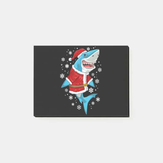 Shark kerstcadeautjes voor kerstcadeautjes post-it® notes (Voorkant)
