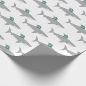 Shark Kerstmis Cadeaupapier (Hoek)