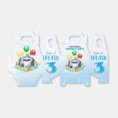 Shark Kids Verjaardag Bedankdoosjes (Uitgevouwen)