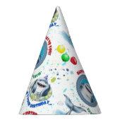 Shark Kids Verjaardag Feesthoedjes (Rechts)