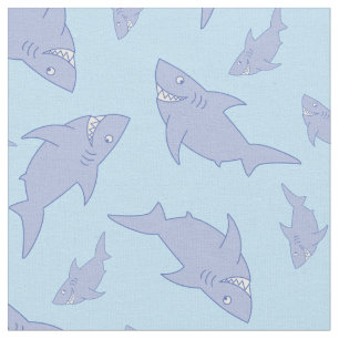 Shark Kind Baby Nursery Decor Cute Stof