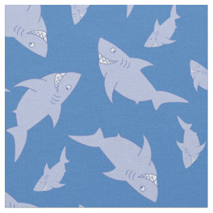 Shark Kind Baby Nursery Decor Cute Stof