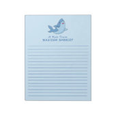 Shark Kind Cute Kawaii Briefpapier Notepad Notitieblok (Linkerzijde)