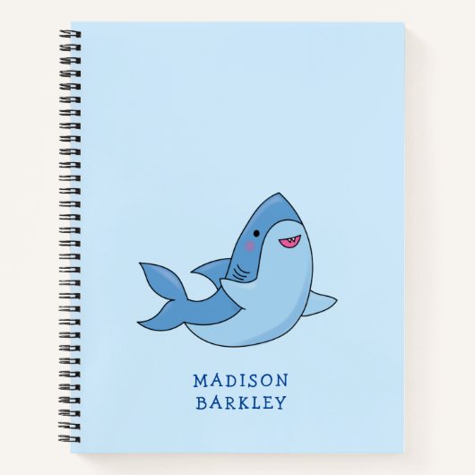 Shark Kind Cute Kawaii Notitieboek (Voorkant)