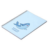 Shark Kind Cute Kawaii Notitieboek (Linkerzijde)