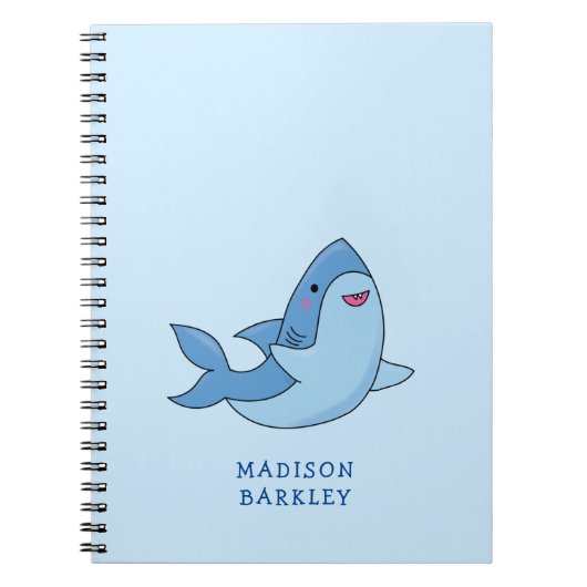 Shark Kind Cute Kawaii Notitieboek (Voorkant)