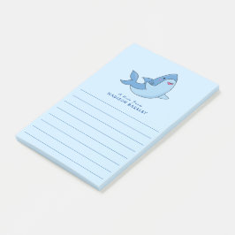 Shark Kind Cute Kawaii Post-it Notes