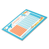 Shark Kinder Reward Chart voor Daily Routine Chore Notitieblok (Schuin)