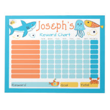 Shark Kinder Reward Chart voor Daily Routine Chore