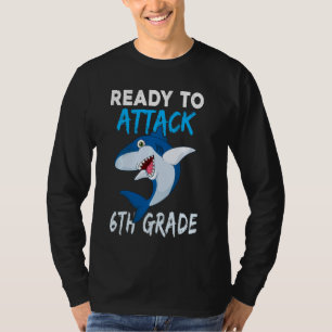 Shark klaar om 6e graad terug te vallen naar schoo t-shirt