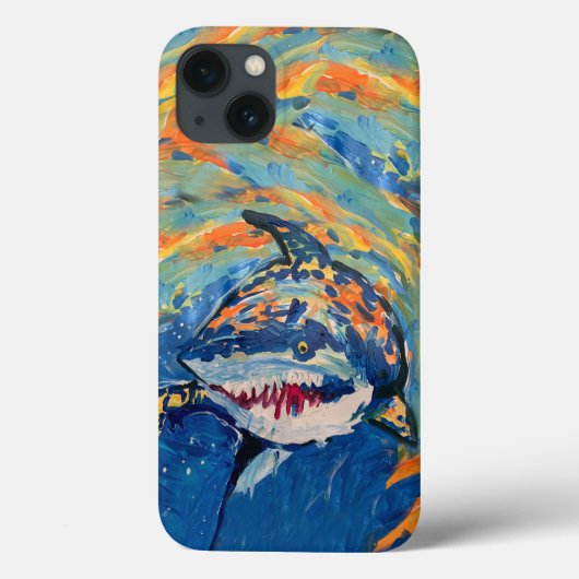 Shark "Kunst van kinderen" Case-Mate iPhone Case (Achterkant)