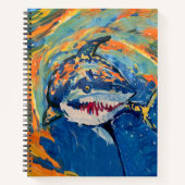 Shark "Kunst van kinderen" Notitieboek (Voorkant)