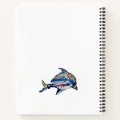 Shark "Kunst van kinderen" Notitieboek (Achterkant)