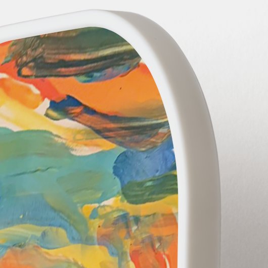 Shark "Kunst van kinderen" Pickleball Paddle (Links Detail)