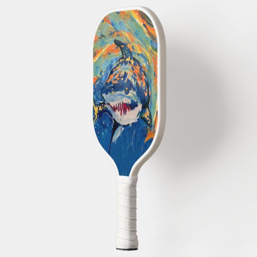 Shark "Kunst van kinderen" Pickleball Paddle (Links)