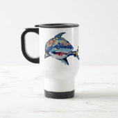 Shark "Kunst van kinderen" Reisbeker (Links)