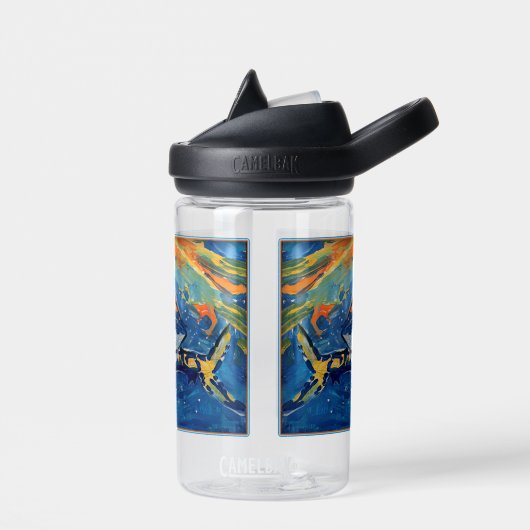 Shark "Kunst van kinderen" Waterfles (Links)