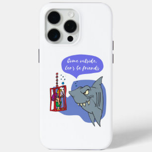 Shark, laten we vrienden zijn iPhone 15 pro max hoesje