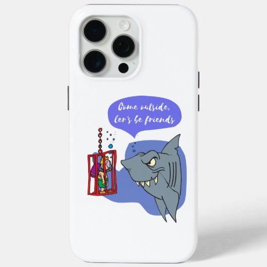 Shark, laten we vrienden zijn Case-Mate iPhone case (Achterkant)