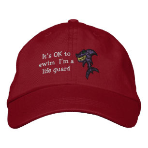 Shark Life Guard Geborduurde Pet