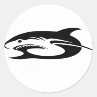 Shark Logo Producten Ronde Sticker