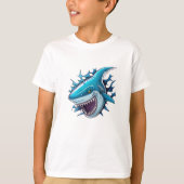 Shark logo T-Shirt (Voorkant)