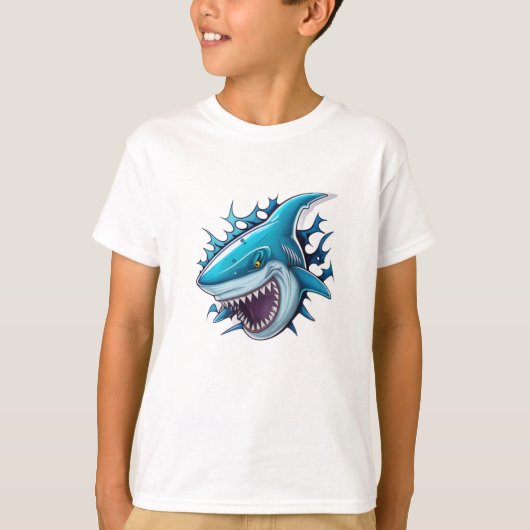 Shark logo T-Shirt (Voorkant)