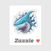 Shark logo T-Shirt Sticker (Vel)